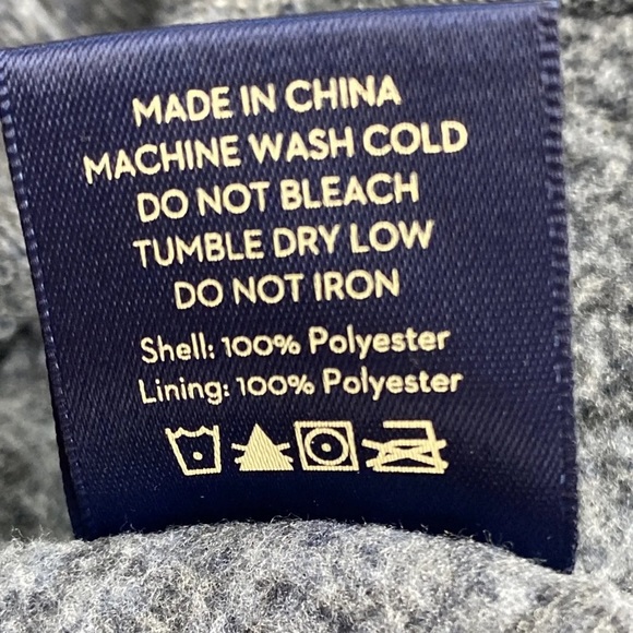 Myles Apparel Men's Farallon Fleece Button Down Jacket Shacket Sz Small Blue - Picture 8 of 8